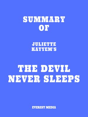 cover image of Summary of Juliette Kayyem's the Devil Never Sleeps